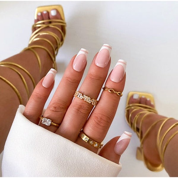 French Tip Acrylic Nails: Timeless Elegance Meets Modern Style - 7